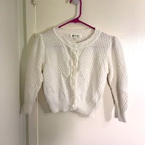 White Knit Mak Sweater